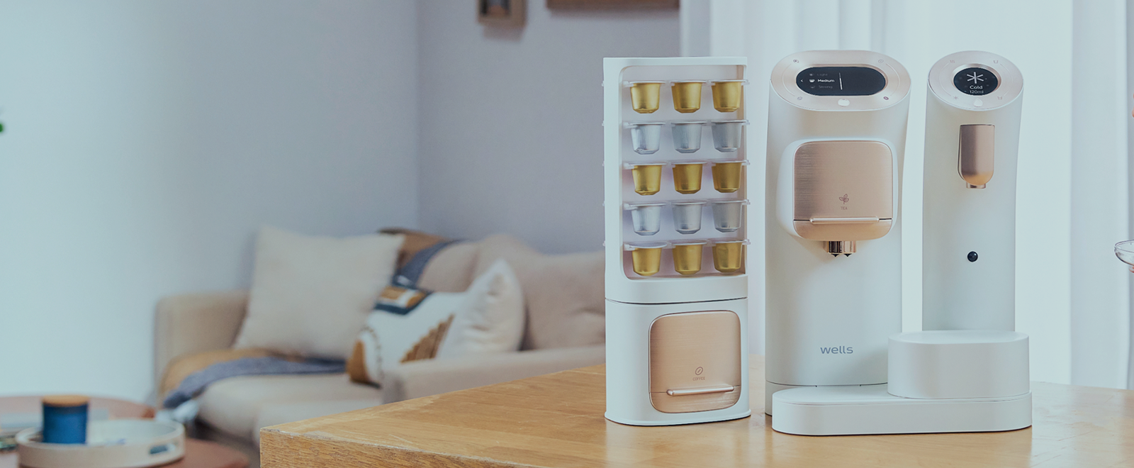 Wells Cafe Premium Water Filter - Desktop Banner